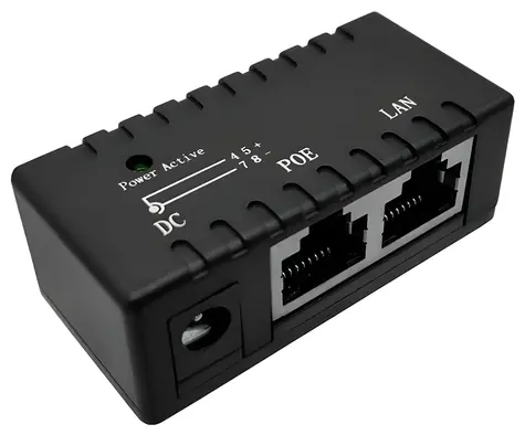 Xtendlan POE-PAS / Pasívny PoE injektor / 100Base-T / vstup a výstup 5-48V / bez zdroja