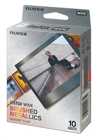 Fujifilm Instax Wide Brushed Metal / Instantný film