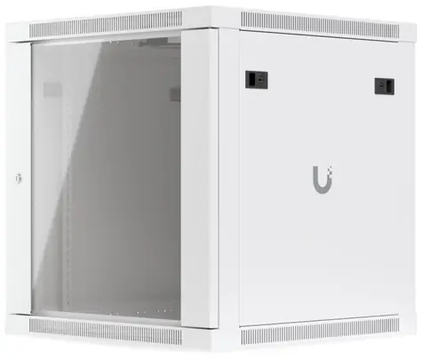 Ubiquiti UACC-Rack-12U-Wall-600-G biela / Nástenný rozvádzač / 19" / 12U / 600 mm / aktívne chladenie