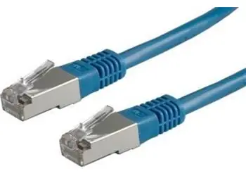 DATACOM Patch kábel S/FTP Cat6 modrý, 0,5 m / Patch kábel / RJ45-RJ45