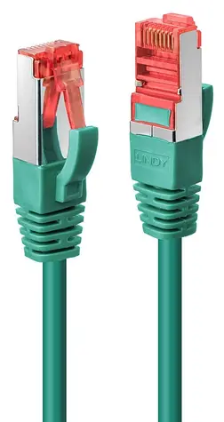 Lindy Cat6 S/FTP 1 m zelená / Patch kábel / RJ-45 / 250 MHz