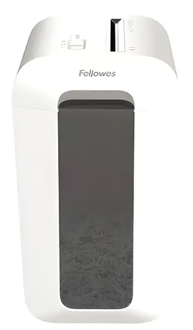 Fellowes LX 65 biela / Skartovač / 10 listov 70g papiera / krížový rez 4x40 mm / 22 l