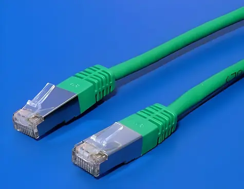 OEM zelená / Patch kábel / Cat5e FTP / RJ-45 / 1 m