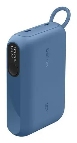 Belkin PowerBanka 10000mAh modrá / Powerbanka / 20W / USB-C / s displejom