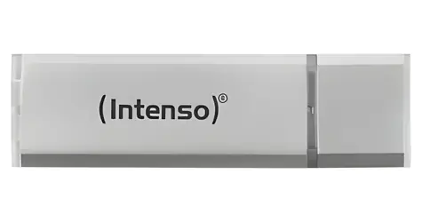 INTENSO Alu Line 8GB strieborná / Flash Disk / USB 2.0 / čítanie: 28 MB/s / zápis: 6,5 MB/s