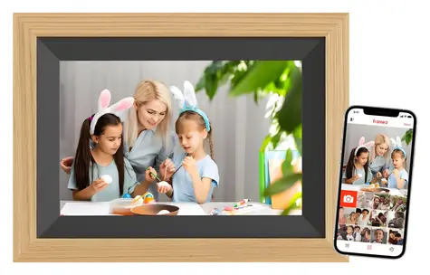 Braun DigiFrame 10B WiFi buk / Fotorámik / 10,1" / 1280 x 800 px / dotykový displej / čítačka kariet
