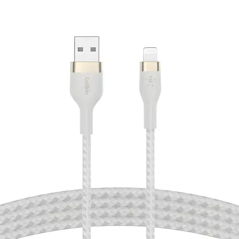 Belkin Flex CAA010bt1MWH biela / Kábel USB-A na Lightning / 1 m / MFi