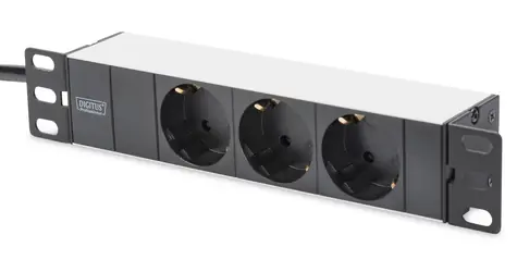 Digitus 10" Sada 1 svetlo šedá / Nástenný rozvádzač / 6U / šírka 254 mm / nosnosť 30 kg / IP20