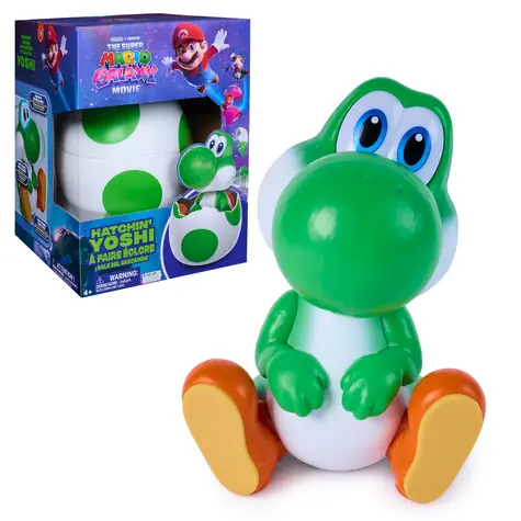 SPINMASTER Interaktívna figúrka Hatchin' Yoshi / Super Mario Galaxy / Zvuk a svetlo / od 4 rokov