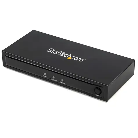 StarTech adaptér Composite na HDMI čierna / Redukcia / 720p / 60 Hz / audio