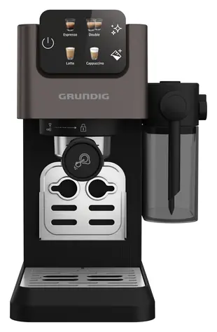 Grundig KSM 6430 antracit / Pákový kávovar / dotykové ovládanie / 1350 W