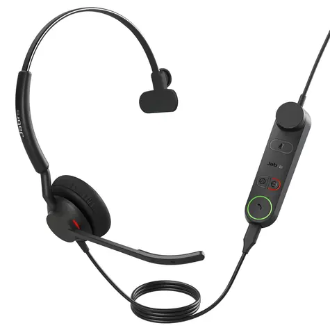 JABRA Engage 50 II Link čierna / Slúchadlá / mikrofón / USB-C / UC Mono