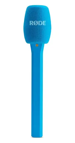 Rode Interview Micro modrá / Ručný adaptér / pre vysielače Wireless GO, GO II, ME, PRO / 266mm, 80g