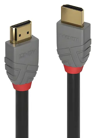 Lindy Anthra Line 36964 čierna / Kábel HDMI / HDMI 2.0 High Speed / 18 Gbps / 3 m