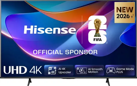 50" Hisense 50A6S čierna / Televízia / 4K UltraHD / LED / DVB-T2/S2/C / WiFi / BT / HDMI 2.1