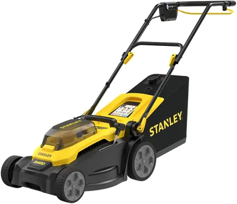 Stanley V20 SCMWP3701N-XJ čierna/žltá / Aku kosačka na trávu / 36V (2x18V) / šírka 37 cm / bez aku a nabíjačky