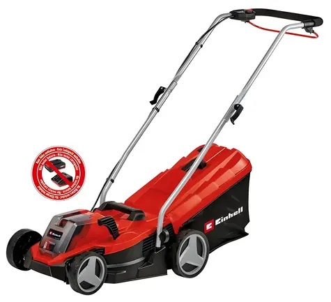 Einhell GE-CM 18/33 Li-Solo / Aku kosačka na trávu / 18V / Bez pojazdu / Záber 33 cm / Kôš 30L / Bez aku