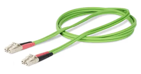 StarTech LC/LC OM5 2m zelená / Optický kábel / Duplex / Multimode / -20 až 60 °C
