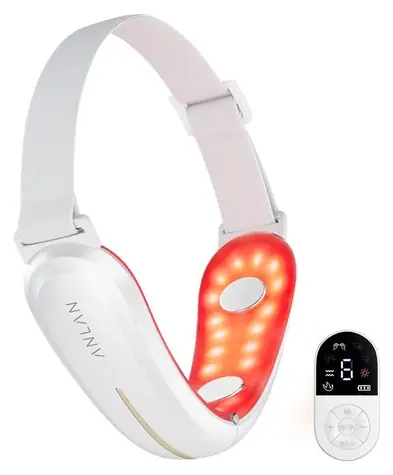 ANLAN 01-AVLY41-02A / Liftingový EMS prístroj na tvár / LED terapia / USB-C