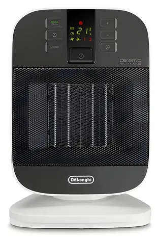 DeLonghi HFX60V20 čierna / Teplovzdušný ventilátor / 2000 W / diaľkové ovládanie / LED displej
