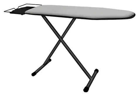 Braun IB 3001 BK čierna / Žehliaca doska / 1220 x 400 mm / výška 77,5-96 cm / bavlnený poťah