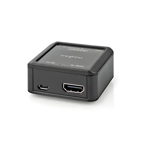Nedis Audio prevodník HDMI na audio antracit / Prevodník / HDMI vstup / RCA + 3.5mm výstup / 192kHz