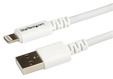 StarTech biela / Dátový kábel / USB-A na Lightning / 3 m