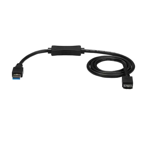 StarTech adaptérový kábel USB 3.0 na eSATA / Redukcia / 0,9 m / čierna