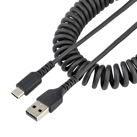 StarTech USB-A na USB-C čierna / Kábel / 0,5 m / 480 Mbps / rýchle nabíjanie