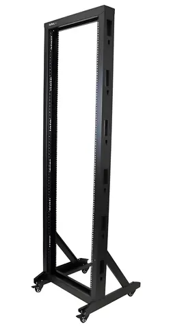 StarTech Otvorený rack 42U čierna / Otvorený rack / 19" / Šírka 600 mm / Hĺbka 600 mm / nosnosť 300 kg