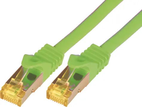 Mcab Cat7 SFTP kábel 3M zelená / Patch kábel / PIMF / LSZH / 10Gbit