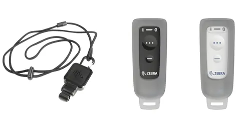 ZEBRA opasok s navijakom a puzdrom CS60 čierna / Opasok na krk / CS60-HC / silikónové puzdro
