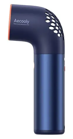 AECOOLY Aero Ultra modro-oranžová / Ručný ventilátor / 7 rýchlostí / 4500 mAh