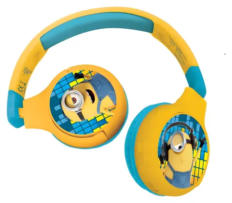 Lexibook Mimoni / Detské bluetooth slúchadlá / Skladacie / Bluetooth 5.0 / Limit hlasitosti 85dB