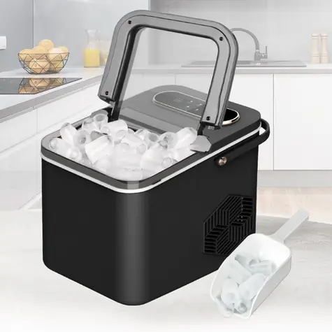 Maestro MR-820 čierna / Výrobník ľadu / 10-12 kg/24h / Dotykové ovládanie / 1,4 l