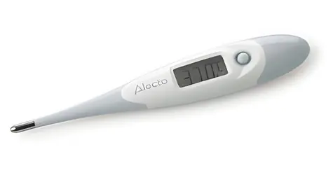 Alecto BC20 modrá / Digitálny teplomer / ohybná špička / rektálne meranie / auto vypnutie