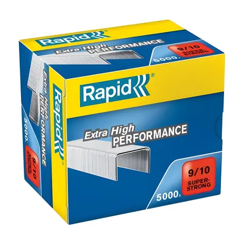 Rapid 9:10 Spony do zošívačky / Pre Rapid HD 110 & HD 210 / Umožní zošitie 40-70 listov / 5000 ks