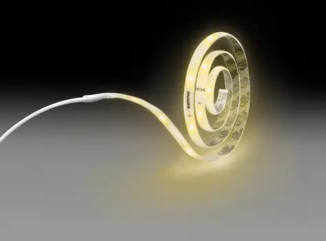 Philips 70102/31/P6 transparentný / LED pásik / 5m / RGB / 450lm / krokové stmievanie + ovládač / IP20
