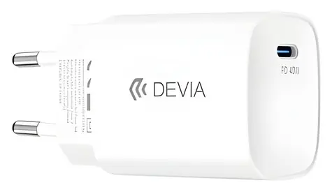 Devia Ultra6 PD Dynamic Charger 40 W biela / Sieťová nabíjačka / USB-C / PD / max. 60 W