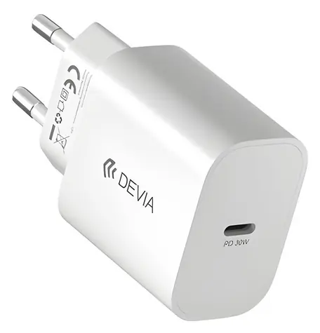 Devia SMART series PD Quick Charger 30W biela / Sieťová nabíjačka / 30 W / PD