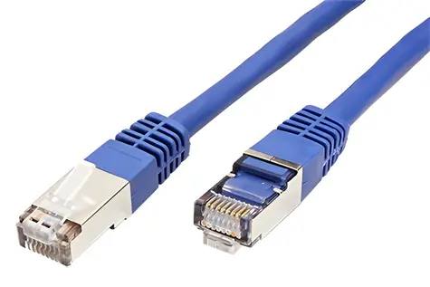 Value S/FTP patch kábel Cat6 modrá, 0,5 m / Patch kábel / RJ45-RJ45