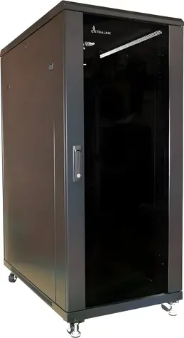 Extralink 37U 800x800 čierna / Stojanový rozvádzač / 19" / Šírka 800 mm / Hĺbka 800 mm / nosnosť 800 kg