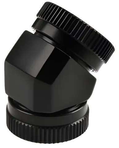 PHANTEKS Hard-Tube adaptér 45 ° čierna / Uhlový adaptér / 12 mm / HardTube