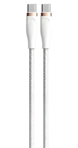 Devia Star Series USB-C/USB-C biela / Nabíjací kábel / 1,5 m