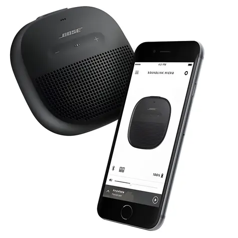Bose SoundLink Micro biela / Prenosný reproduktor / s mikrofónom / Bluetooth / USB