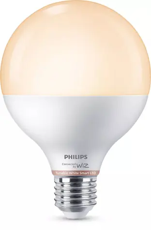 WiZ G95 E27 / Múdra LED žiarovka / Wi-Fi/Bluetooth / 11W / 1055 lm / 2700-6500K / stmievateľná