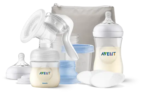 Philips AVENT SCF430/16 biela / Sada na dojčenie / manuálna odsávačka materského mlieka