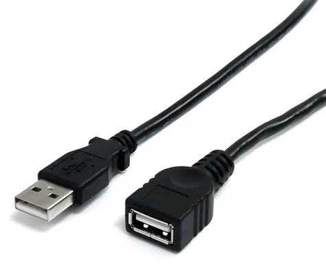 StarTech USB-A - USB-A čierny / Kábel / USB 2.0 / 0,91 m