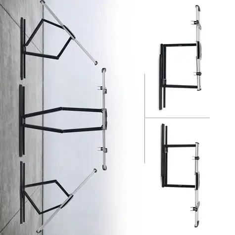StarTech / Montážna sada na stenu / pre plochý panel / kĺbová, 2 vertikálne úchyty / VESA 600x400 / do 45 kg / hliníková