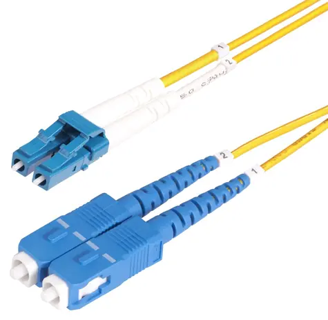 StarTech LC/SC OS2 / Optický patchkábel / Singlemode duplex / 9/125 µm / 10G / 7 m